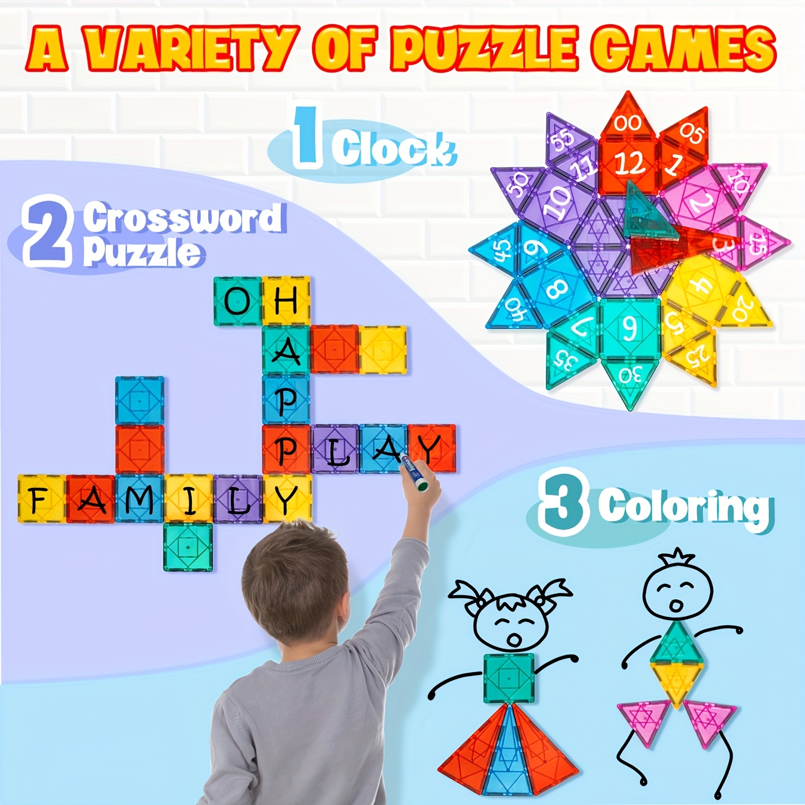 86pcs 3D Shape & Block Building Set Children's Gift