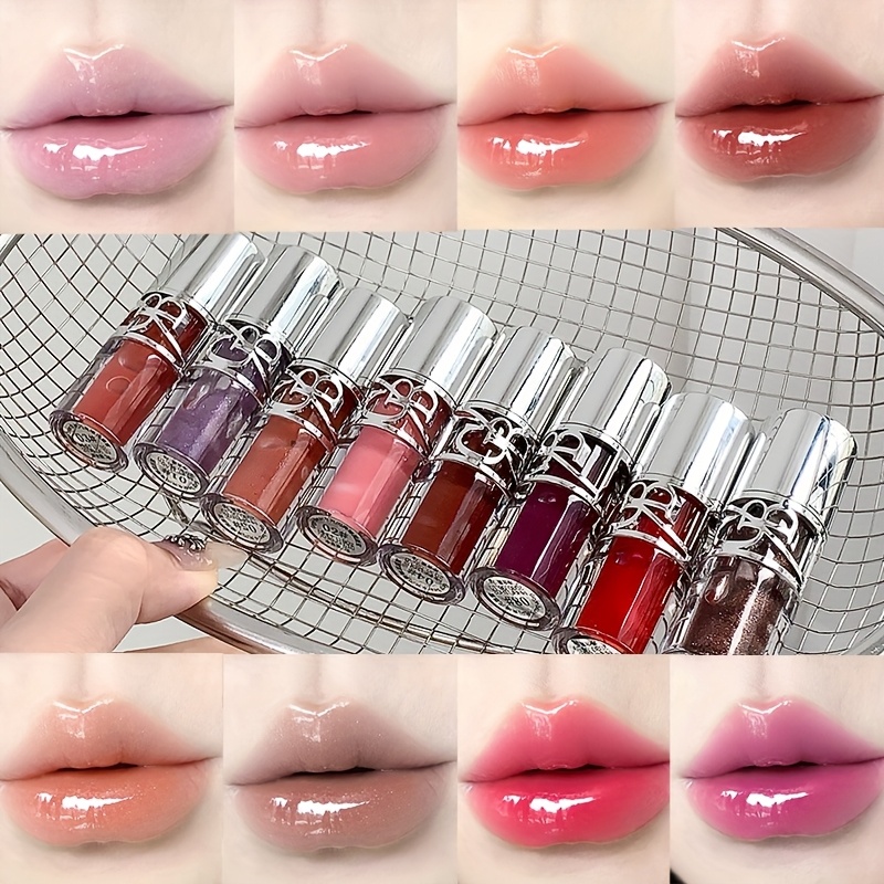 and long lasting lip gloss fine glitter moisturizing and improving dry cleavage enhancement lip gloss lip balm