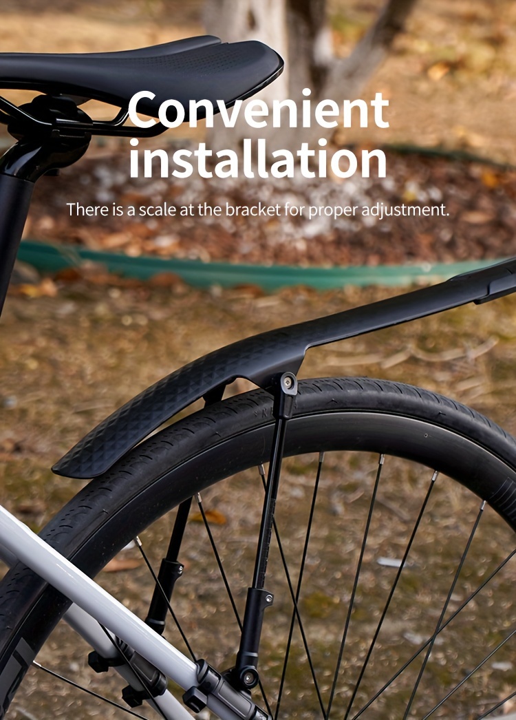 Parafango Per Bici 16-29 Pollici Parafango MTB Xcozu - Set 3 Pezzi Per Mountain Bike 16-29 Pollici Con Fascette Parafango Posteriore Mtb