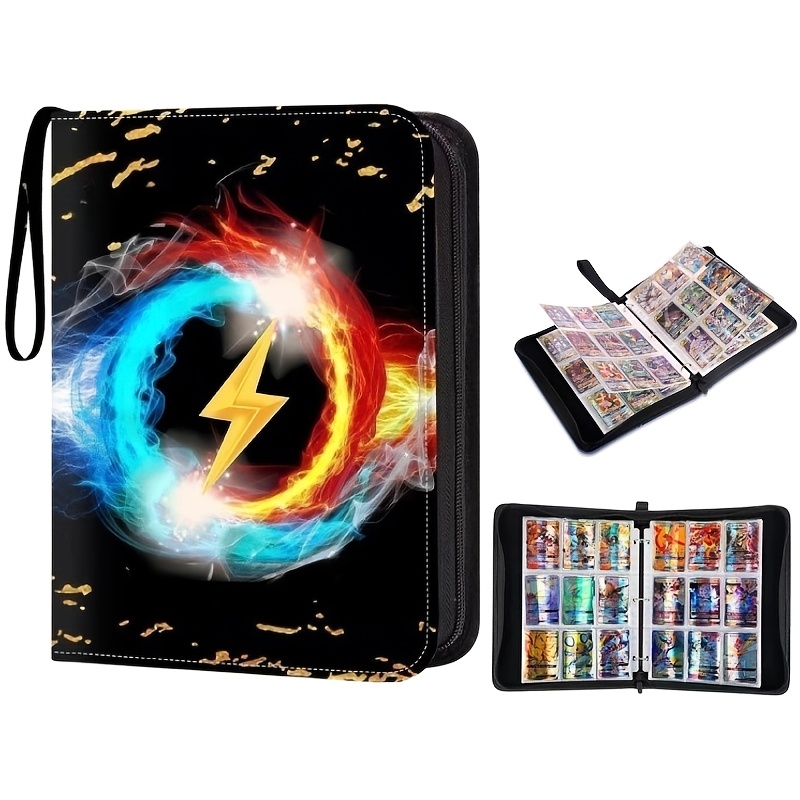 Small Trading Card Binder with 400/900 Pockets, Made of Durable, Featuring Vertical Transparent Card Slots, Perfect for Organizing Collections of MTG, TCG, Sports Cards, Game Cards, and Pet Cards