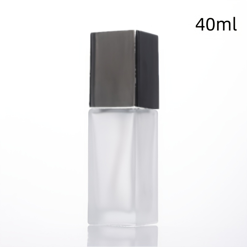E-shop 20/40ml-Quadratische Glasparfümflasche, Hochwertige Dosierungsflasche, Kosmetische Reise-Leerflasche für Proben, Tragbare Sprühflasche für
