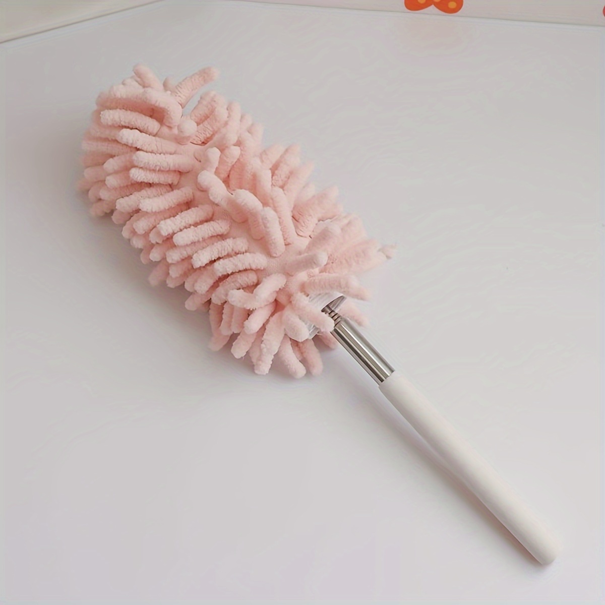 TEMU 1pc Extendable & Flexible Microfiber Dusting - For Car & , Detachable Long