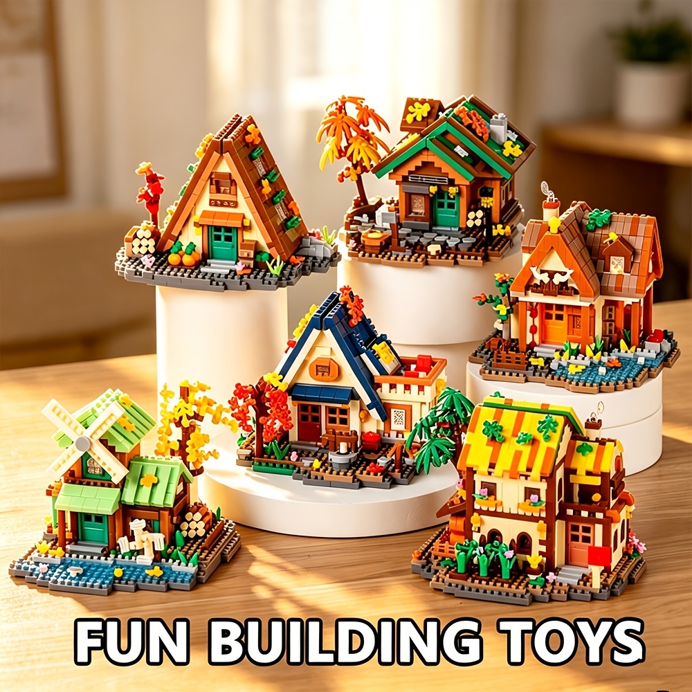 High-quality Multi-style Building Block Stacking Set
