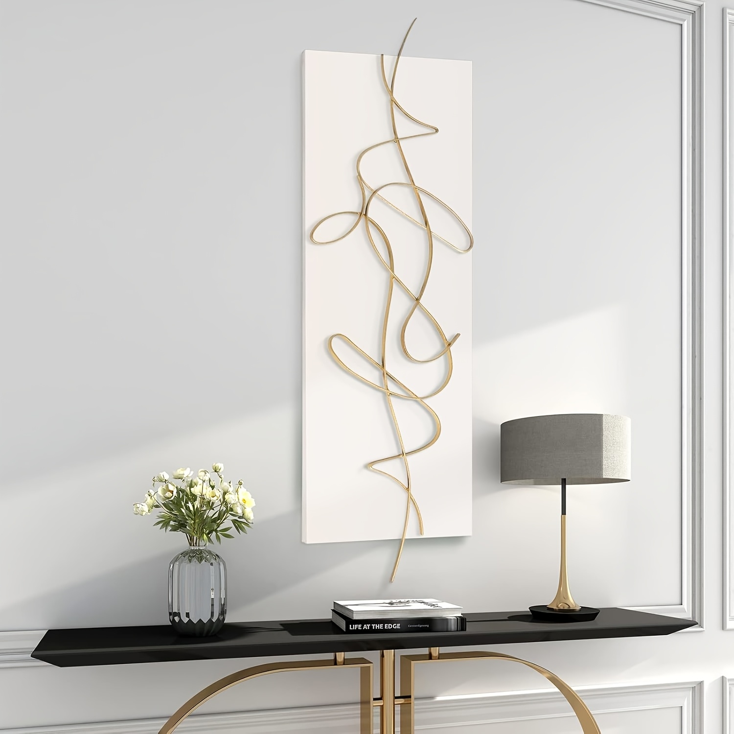 Image of One, Elegant Artistic Line Decorations, Wall Mounted Patterns, Versatile Home Wall Decorations, Perfect Artworks For Valentine's Day, Birthdays, Thanksgiving, And Mother's Day