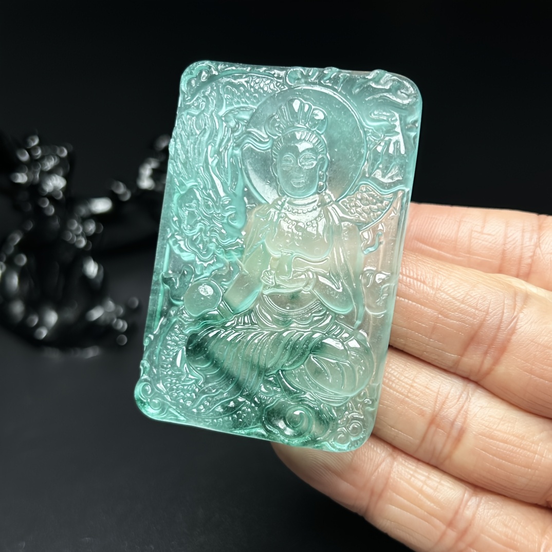 Fashion Retro Style Imperial Dragon Guanyin Pendant Necklace
