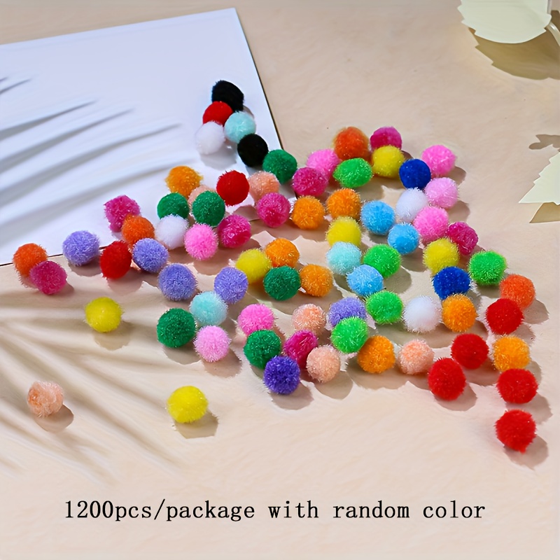 TEMU 1200pcs/bag Colored Balls, Holiday Party Supplies, Random Colors, For Halloween, Christmas