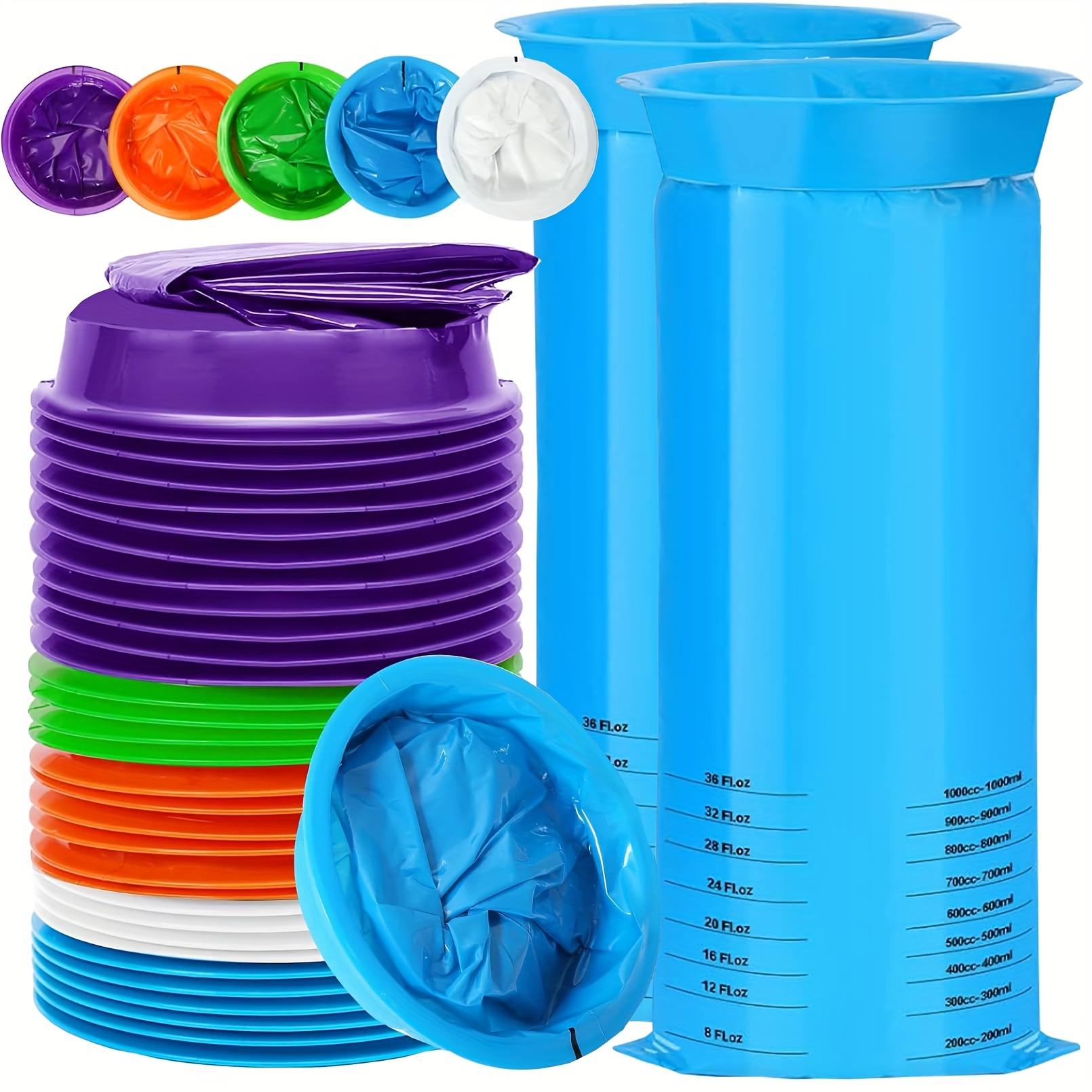 28pcs Vomit Bag Buy 20 Get 8 Free Leak Proof Vomit Bag Disposable, Used For Travel, Sports Discomfort, Cars And Planes