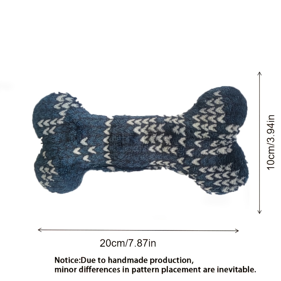 Geometric Pattern Simulation Dog Bone Training Toy