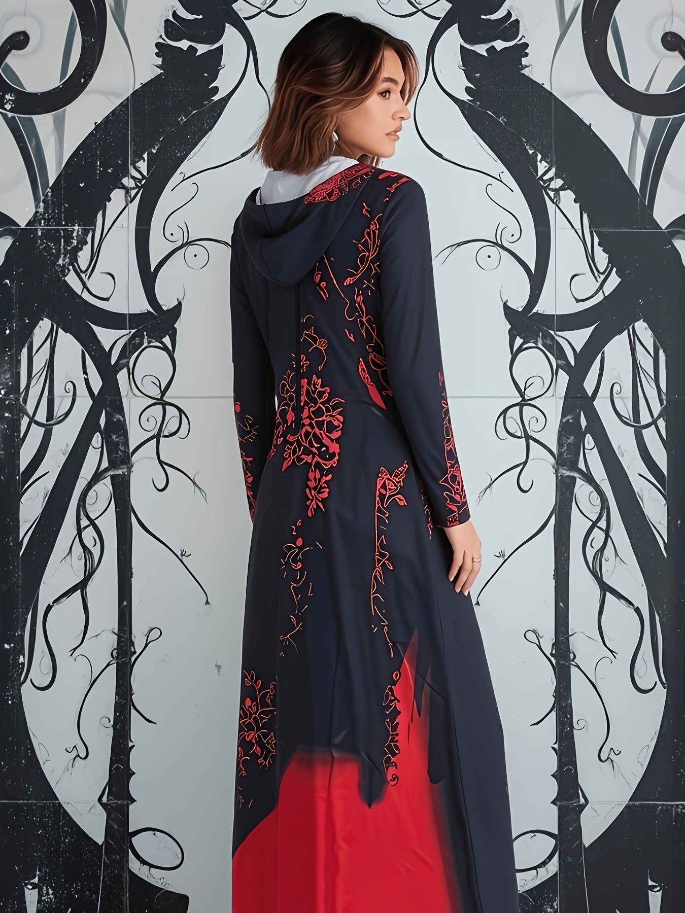 strapless open back dress High Low Long Sleeve Open Back Prom Dresses main image 0