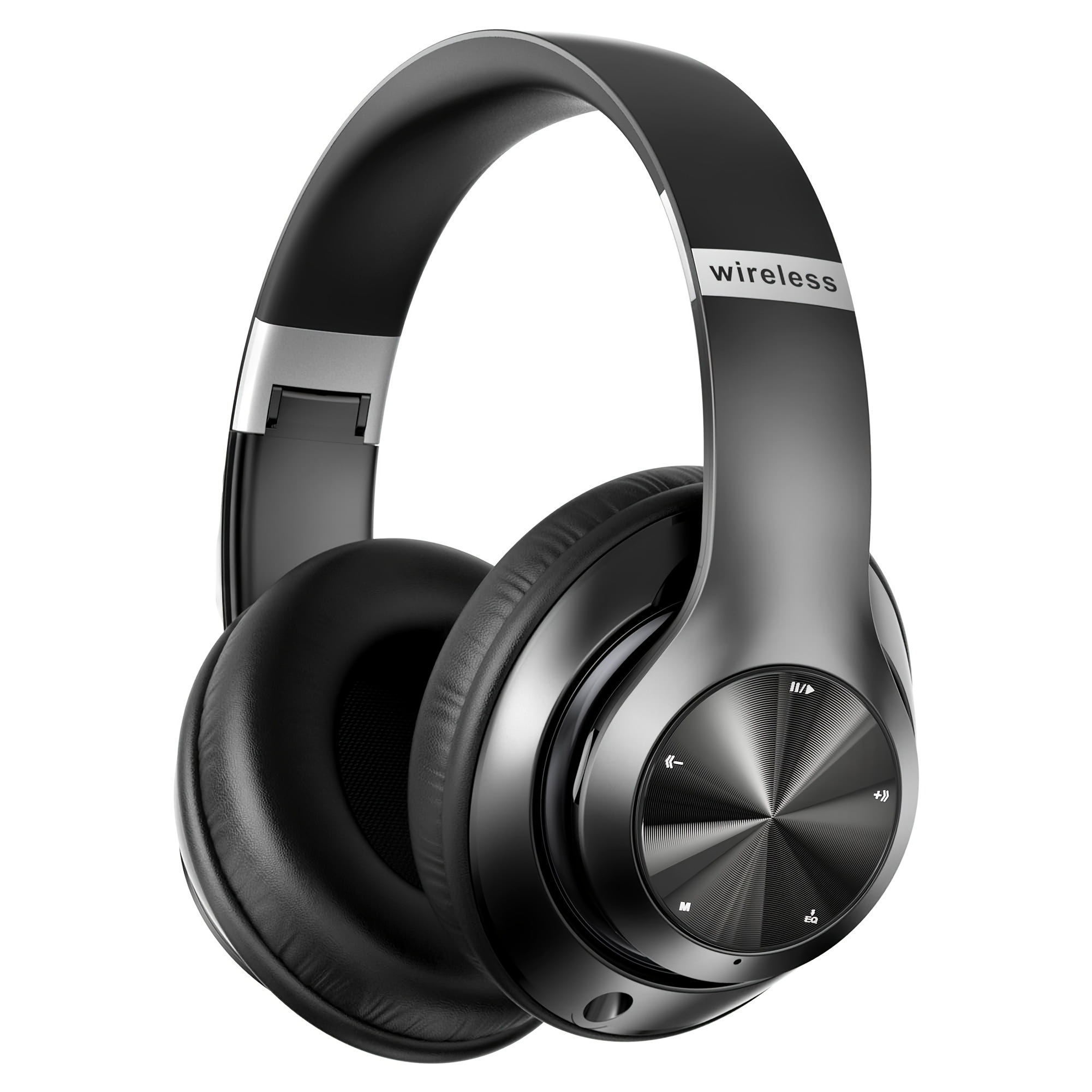 

Wireless Headphones, 60 Hours Playtime, Foldable Design, Hi-fi Stereo With Deep Bass, 6 Eq Modes, Adjustable And Lightweight, Fm, Sd/tf, Suitable For Adults
