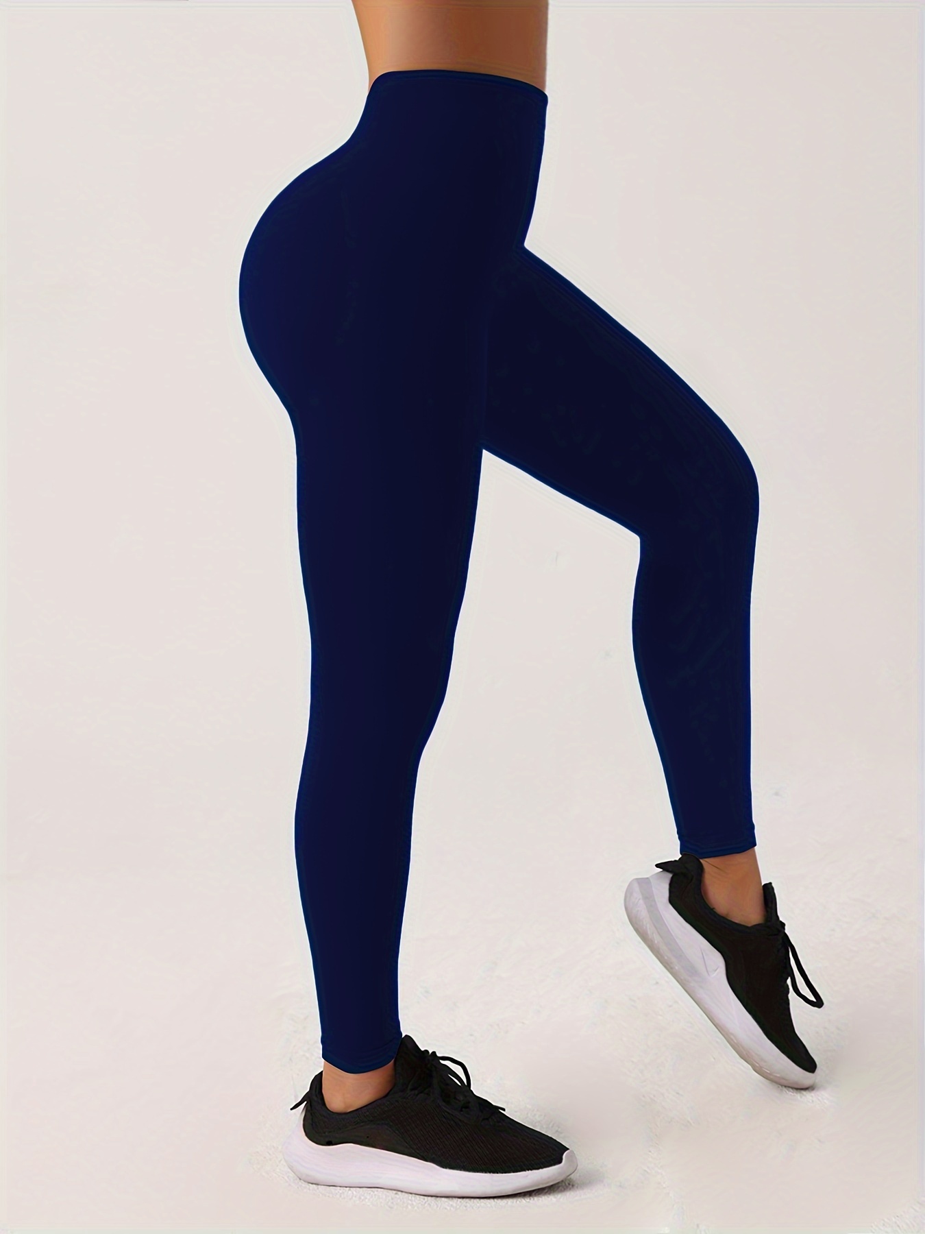 Yoga Leggs V-Butt bum sculpting leggings in BLUE