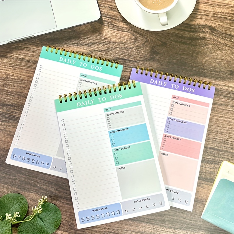 Creative Simple Desktop Schedule Tearable Month Plan Note - Temu