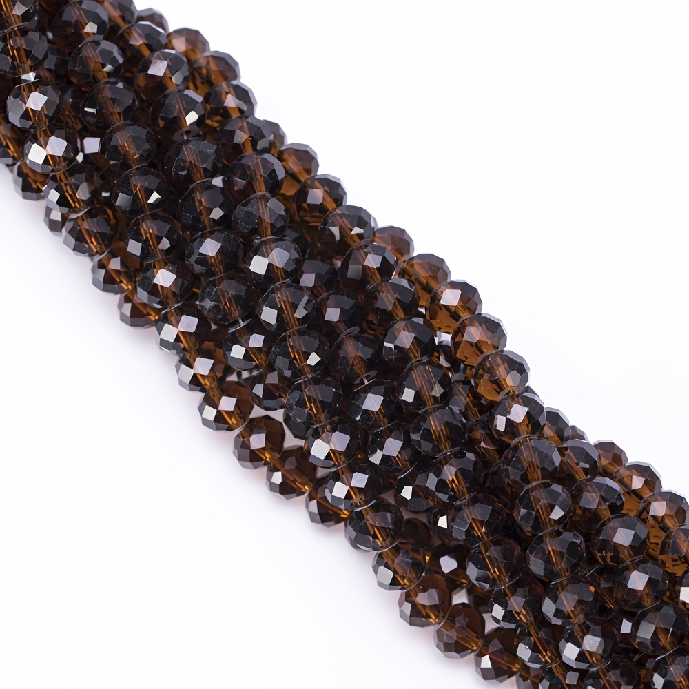 200 Amber Glass Beads for Jewelry Making