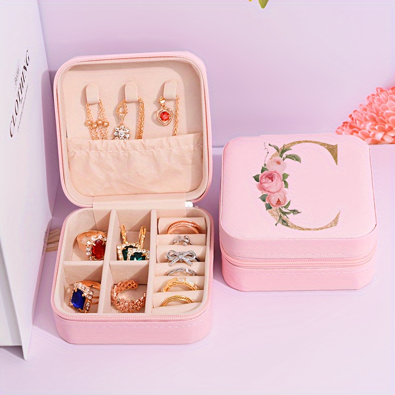 Mini Flower Storage Tin Small Trinket Jewelry Box Portable - Temu