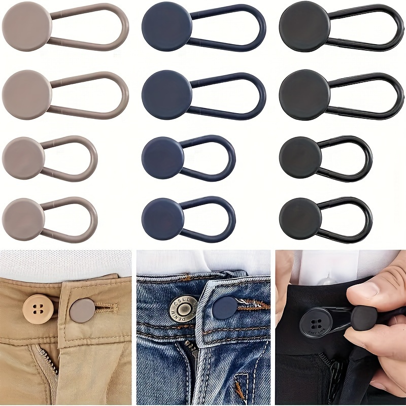 

6pcs Share Pants Waist Extension Buttons, Smooth Multi-functional Adjustment Extension Button For Men And Women, Idea Choice For Gifts