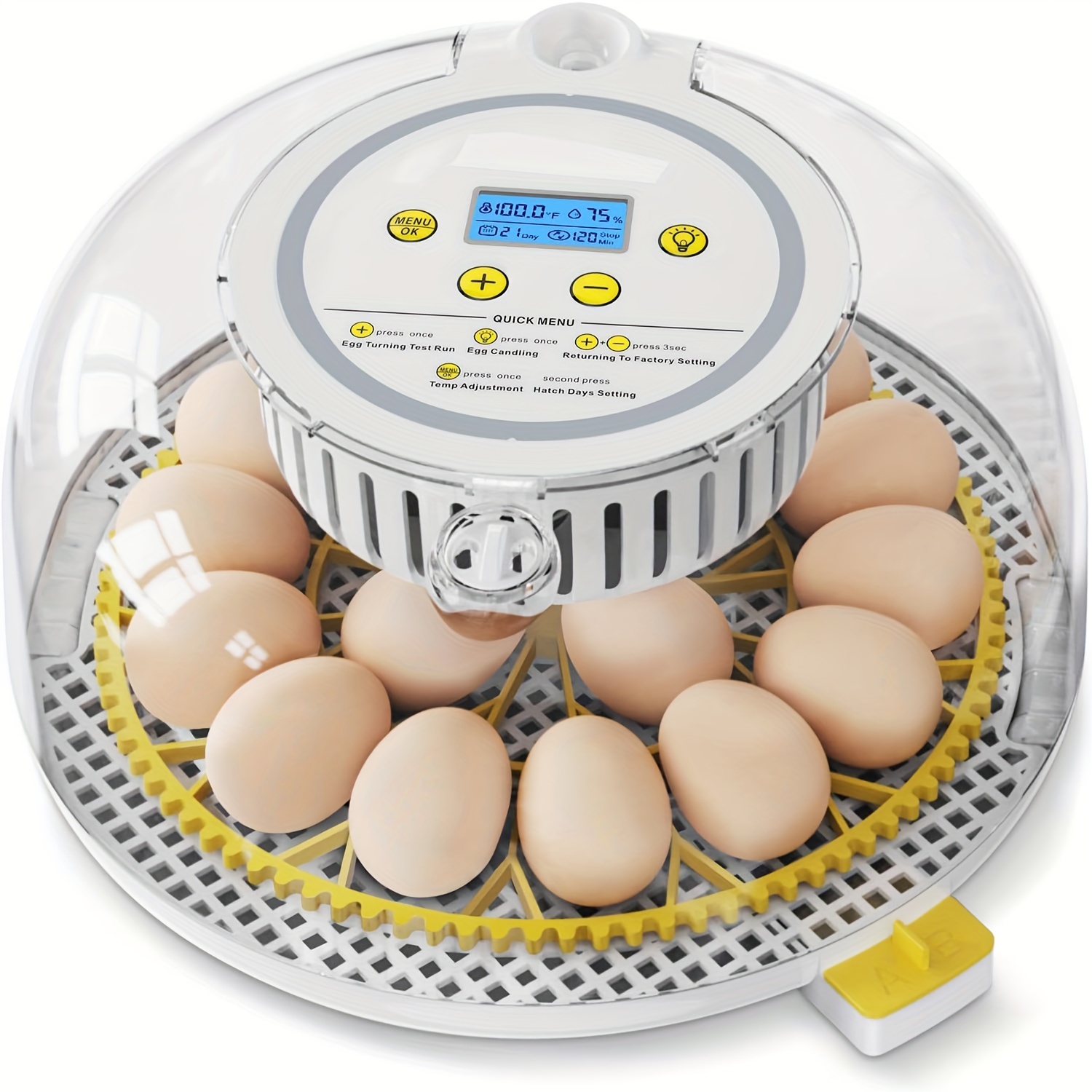 18 egg Incubator Automatic Egg Turning Incubators Hatching - Temu