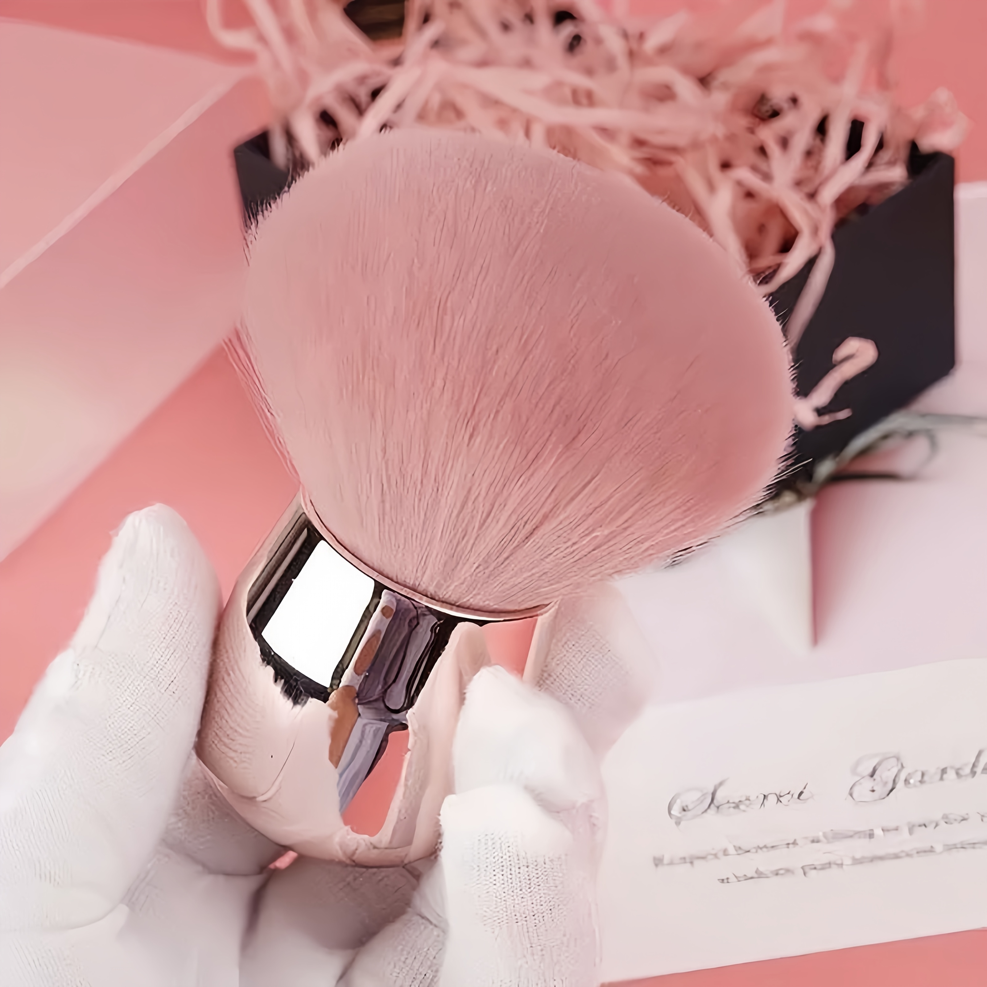 Soft Nail Art Dusting Brush for Manicure and Pedicure