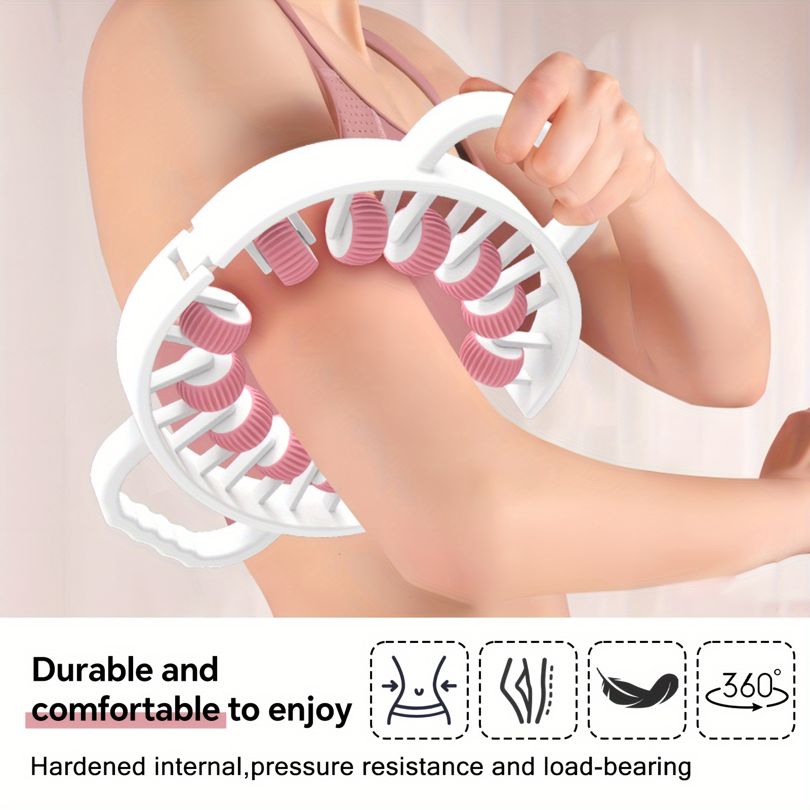 Plastic Cellulite Massager for Whole Body, Manual Fat Removal Roller