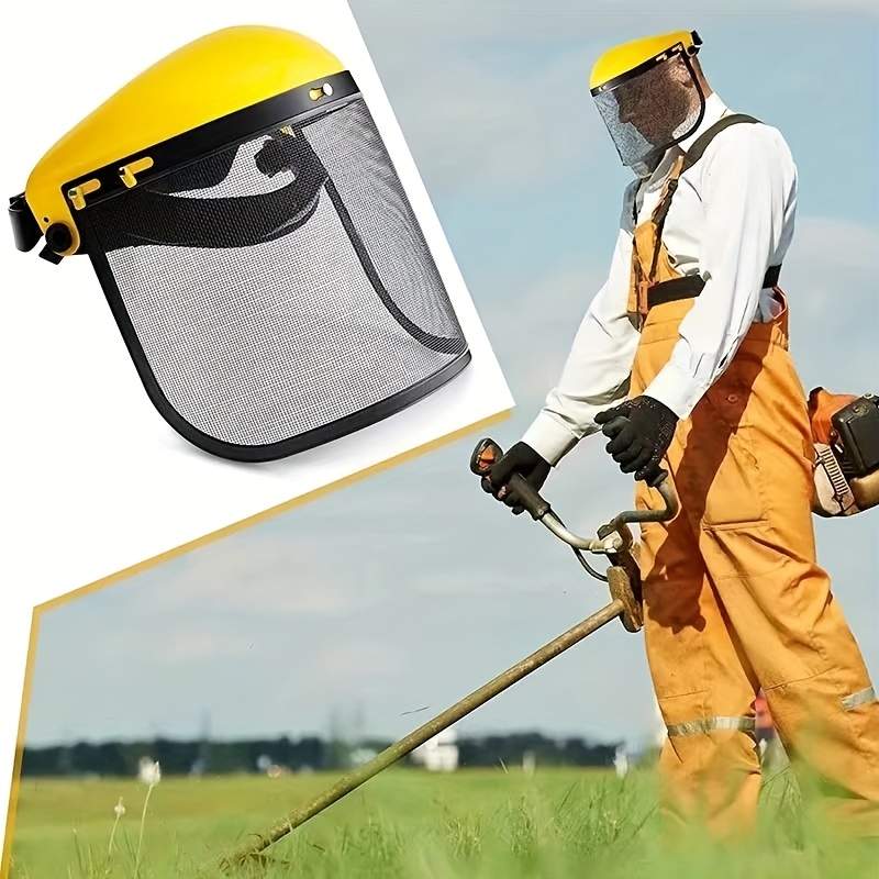 face shield full face safety adjustable mesh Temu Mauritius