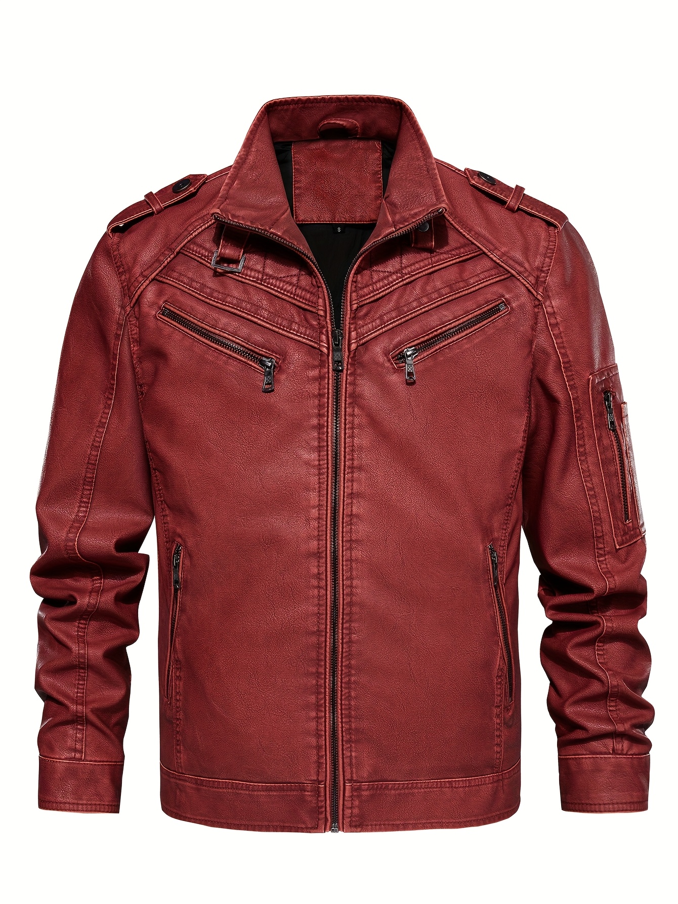 red jacket men sold on Temu United States