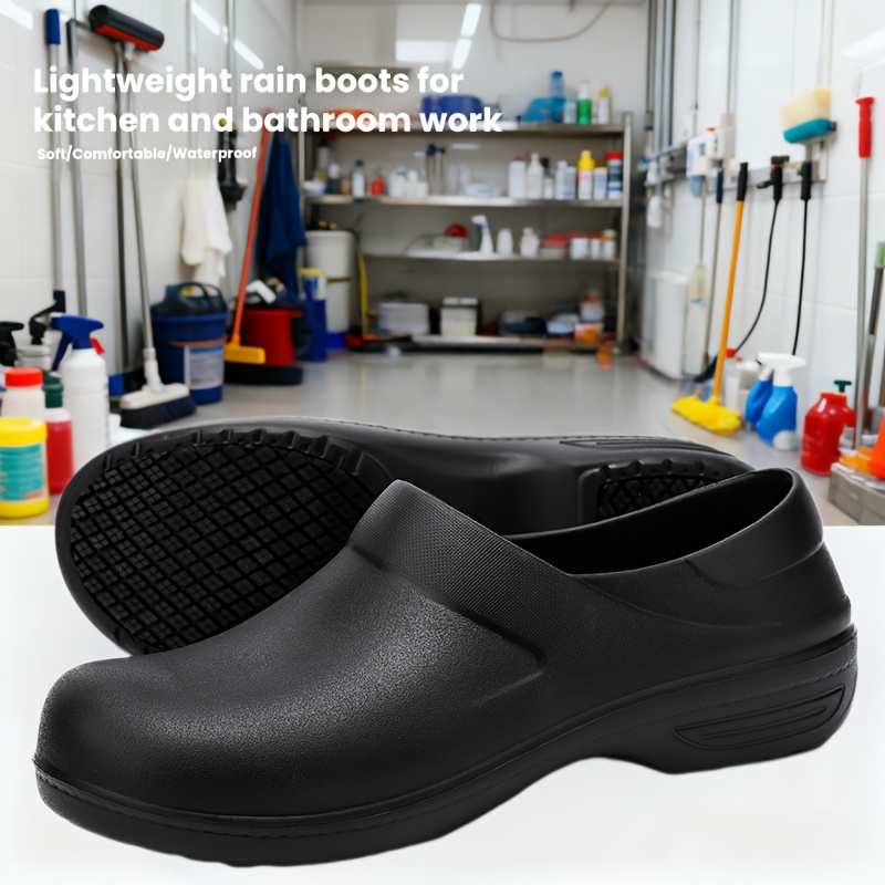womens food service shoes healthcare shoes cleaning shoes rain shoes   nurse   shoes eva high quality wear resistant healthcare shoes for long standing lightweight comfortable 1pc design business shoes large size 35 Product details 1