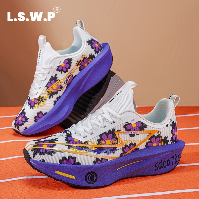 TEMU Women's Road Running Shoes, Unisex Casual Sneakers, Suitable For Vacation, Travel, Outdoor Sports, Fitness, Casual Wear, Versatile And
