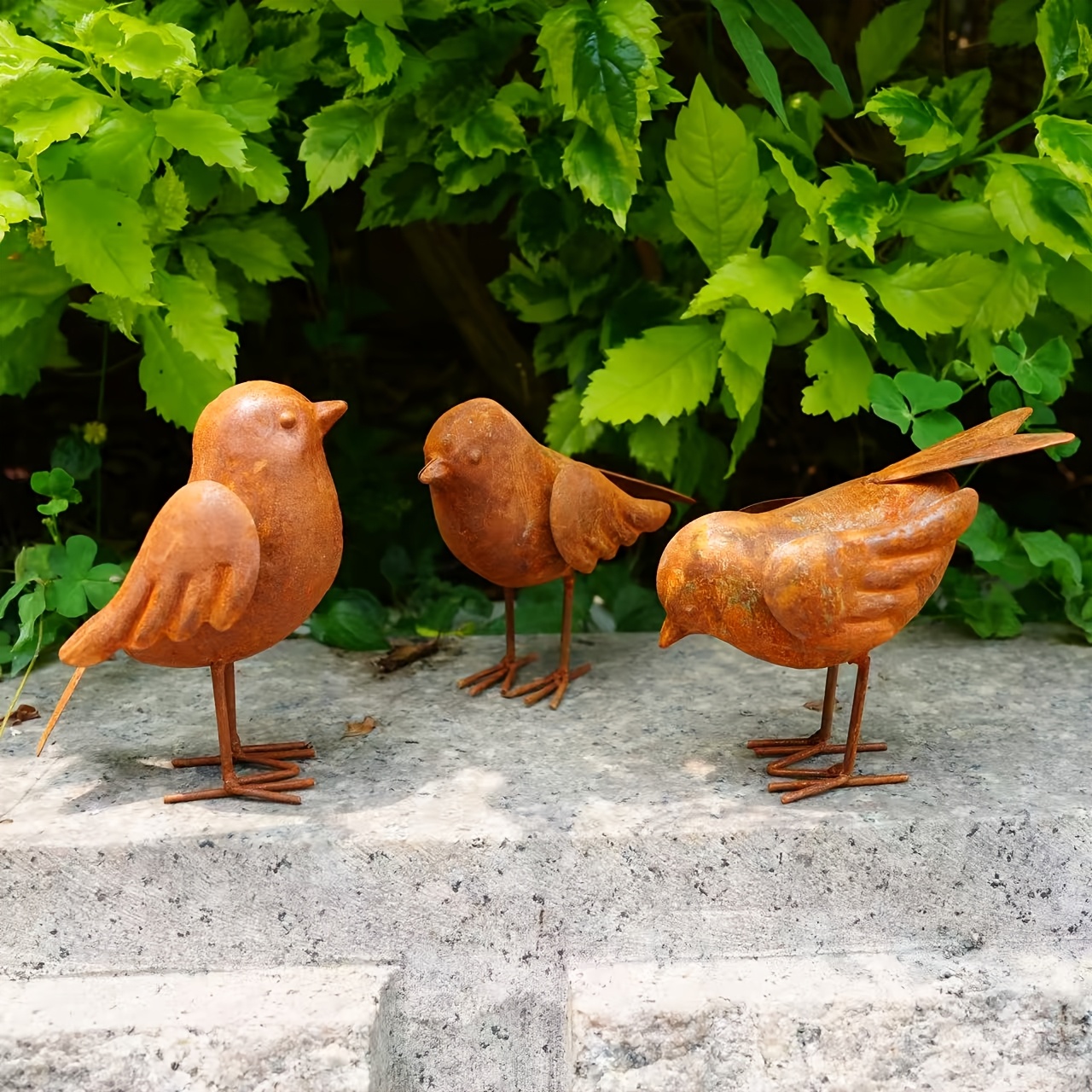 TEMU A Set Of Distressed Wrought Ornaments With A Vintage Vibe, Featuring A Realistic Rust-like Texture That Recreates The Mottled Beauty Of Metal
