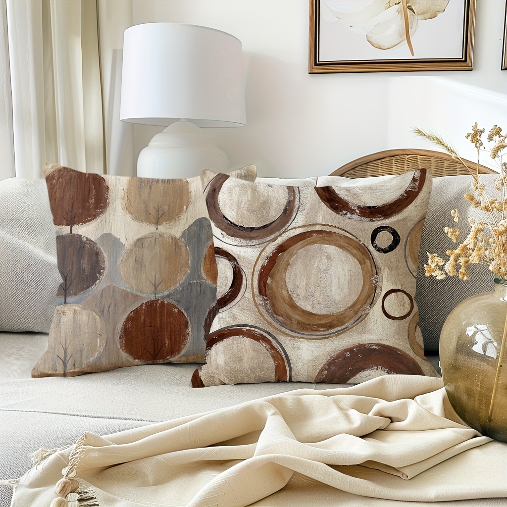 4pcs boho geometric decor throw pillow covers 18in 18in Temu Mexico