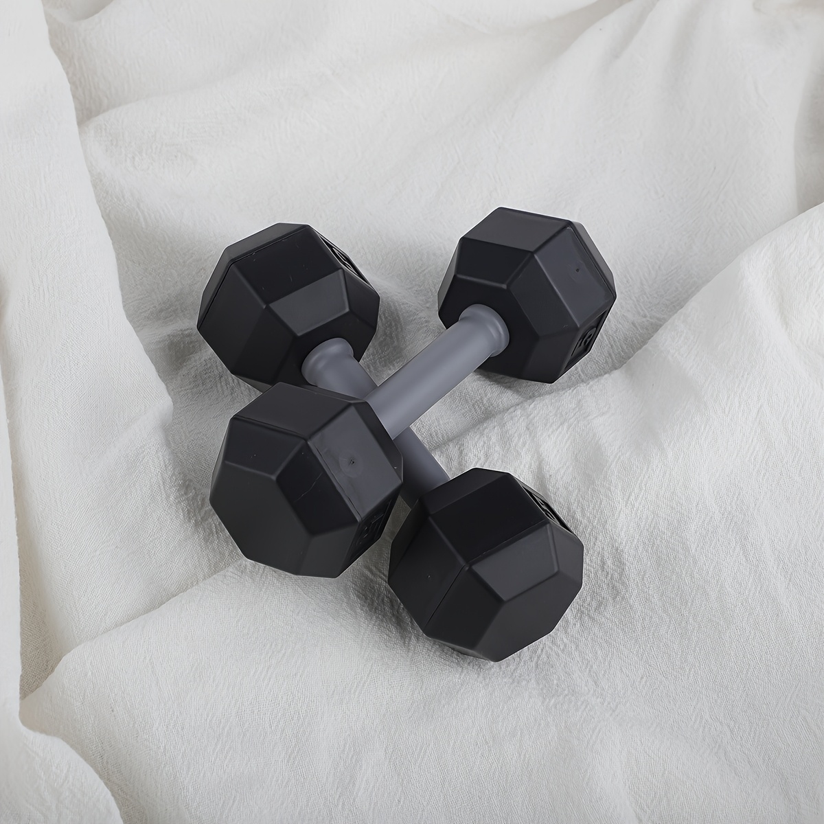 Image of 2pcs Baby Rattle Dumbbell Toys, Weight And Sensory-rich Toys For Boys And Girls, Lightweight And Easy To Grip, Fun Gifts For New Parents