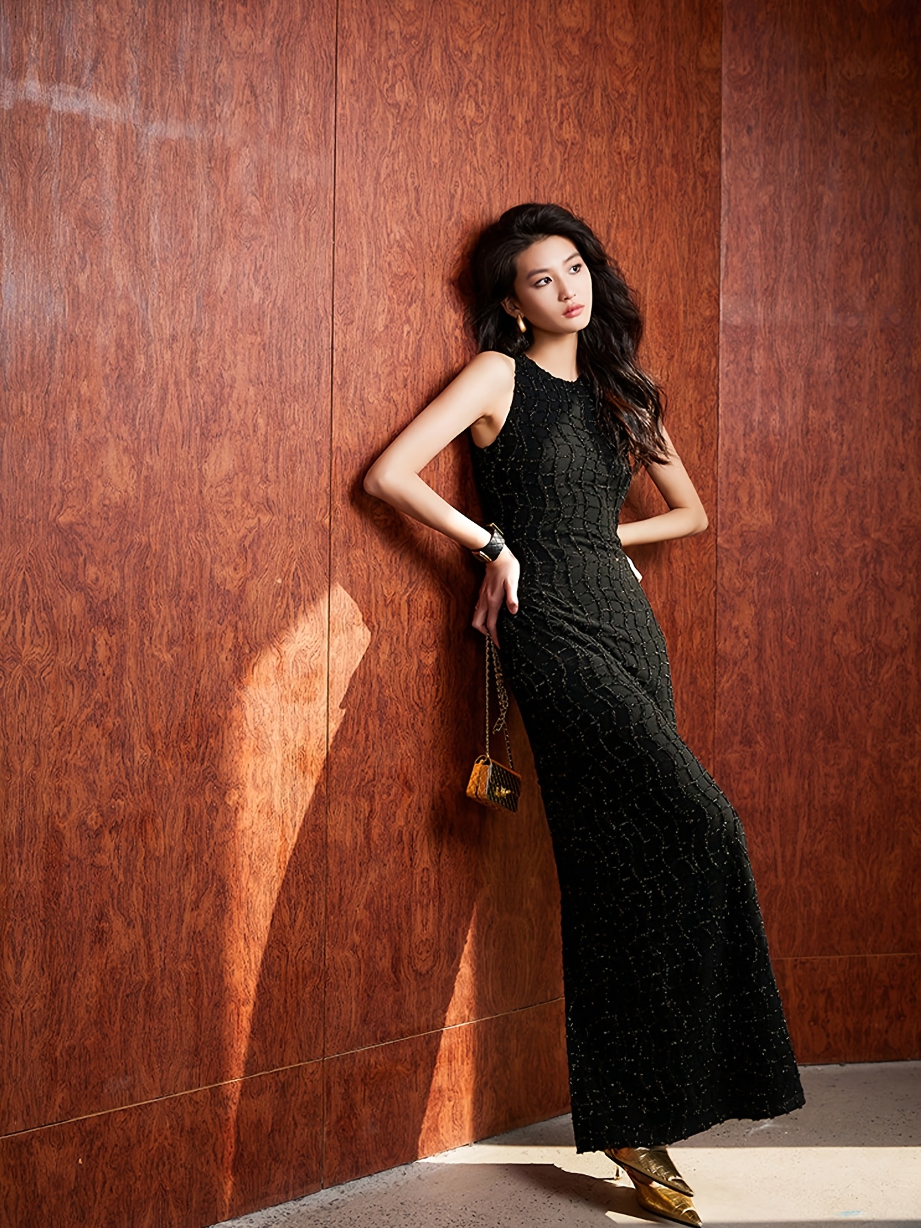 elegant sleeveless fitted diamond patterned bodycon dress - Temu Bahrain