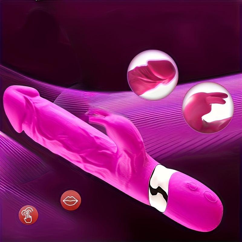 Dildo - Dildo - G Spot Vibrators Rabbit Dildo, G-Spot Stimulation Clitoral with 7+10 Powerful Vibration Modes, Adult Sex Toy with Dual Motors And Vibrating Ears for Couple