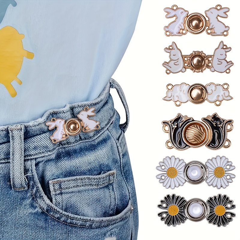 

With Our Set Of 4 Stylish Pant Button Accessories - Elevate Your Look Instantly!