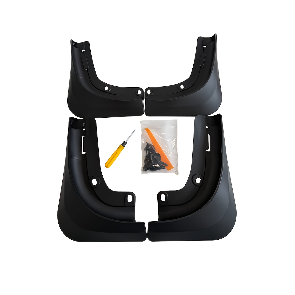 TEMU 16pcs Set Mudguards For 2025-2026 Refresh, Including 10 Special Screws   Installation Screwdriver   Tool , No Drilling Required, And Splash