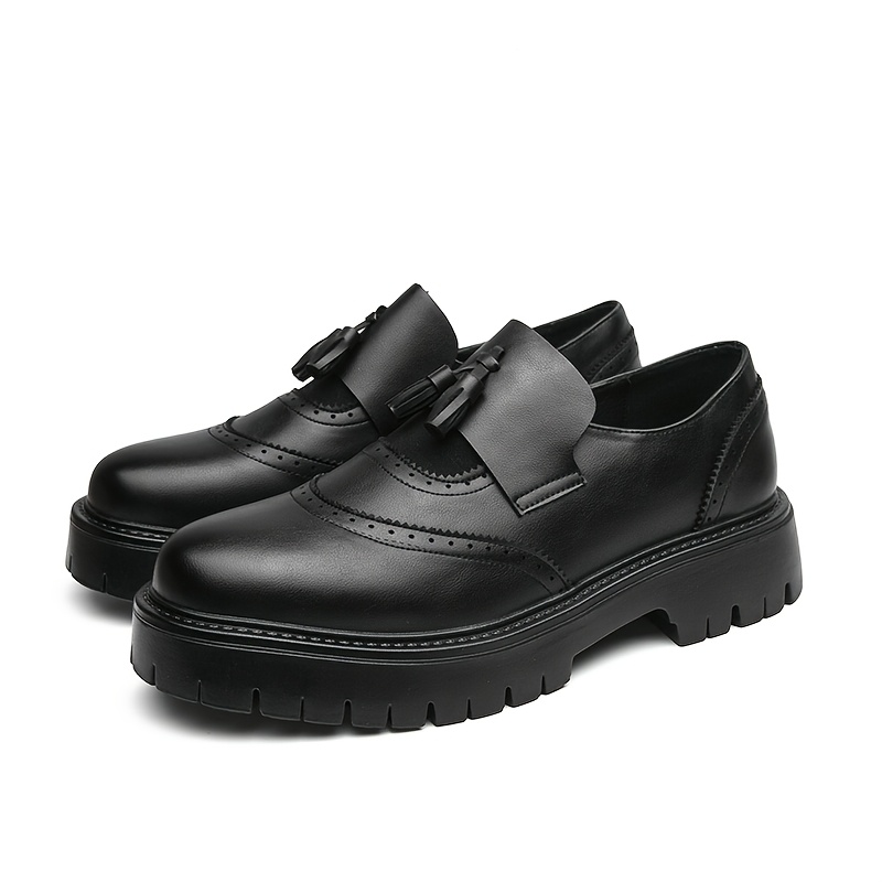 men chunky dress shoes sold on Temu United States