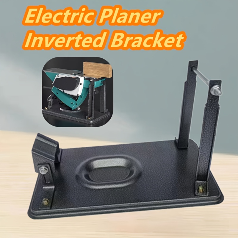 

Heavy-duty Steel Electric Planer Inverted Bracket, Woodworking Reverse Mounting Stand, Carpenter Fixed Base For Electric Planer Tool