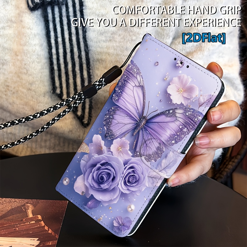 Etui za telefon - [2Dflat] Multifunkcionalni etui za telefon z denarnico, magnetno preklopno ohišje, primerno za Samsung Galaxy S26/S26 Plus/S26