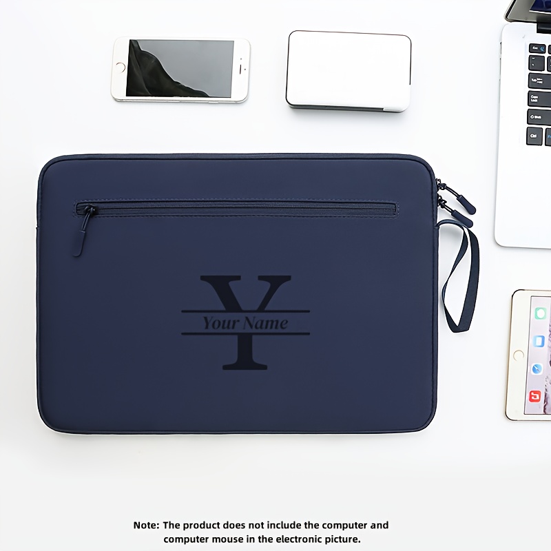 Personalized Laptop Sleeve, Customizable with Name