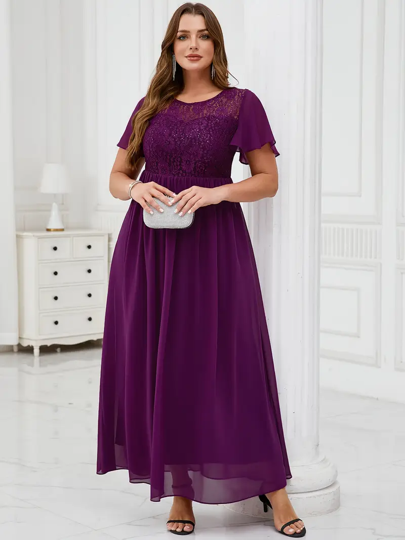 temu elegant dresses plus size Plus Size - Plus Size