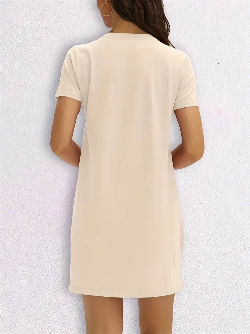 nude t shirt dress MIKUTA