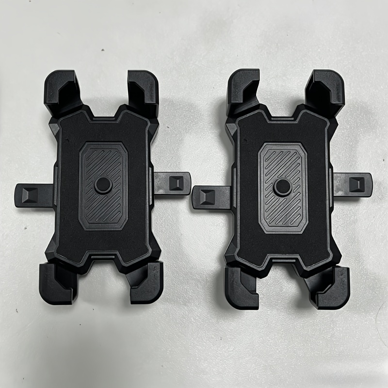 TEMU 2pcs Motorcycle Bicycle Phone Holder, 4-claw Automatic Lock Navigation Bracket, One-hand Operation Shock Absorption Anti-shake Mobile Phone