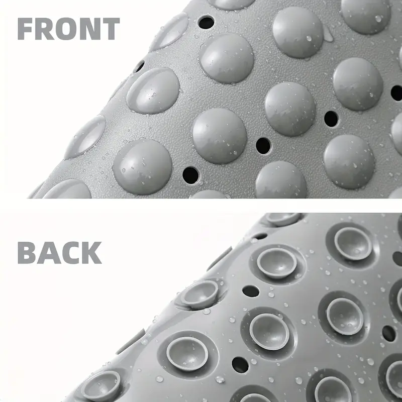 premium pvc non slip bathtub mat with massage design washable 15 7 x 34 6 suction cups for secure placement christmas halloween gift decoration Product details 5