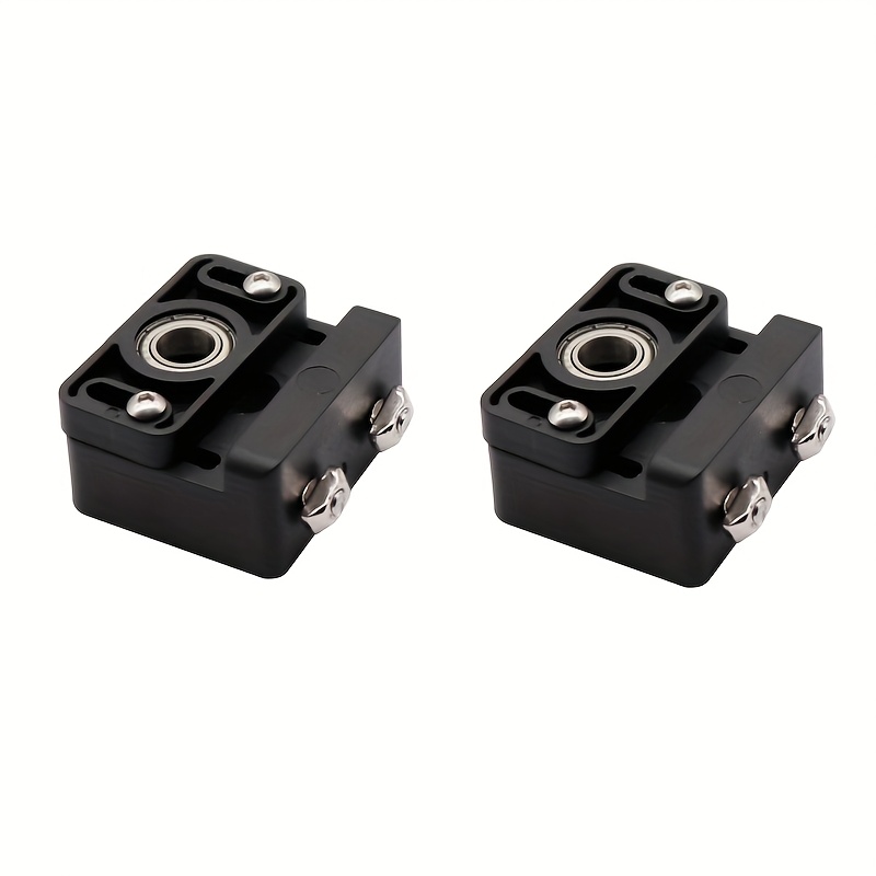 Upgraded Adjustable Extrusion Bearing Bracket, T8 Rod Mount, Diy Accessory For Cr10s Pro/ 3 V2 & -3 Pro - Durable Guide Rail Holder, Enhance 3d Printer Performance.