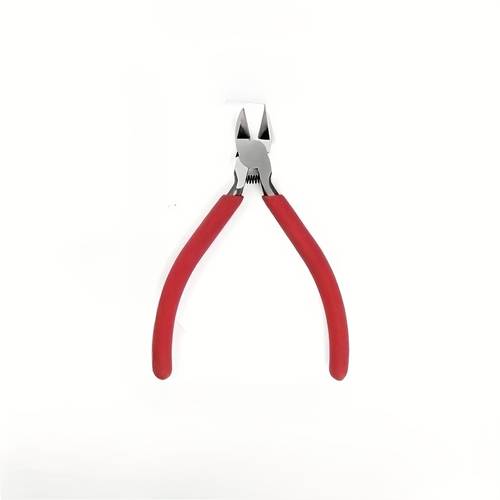 1 2pcs powerful side cutter pliers with extended flush ideal wire for crafting floral electrical cut needs ergonomic non slip red and black handles precision sharp for crafting carbon steel