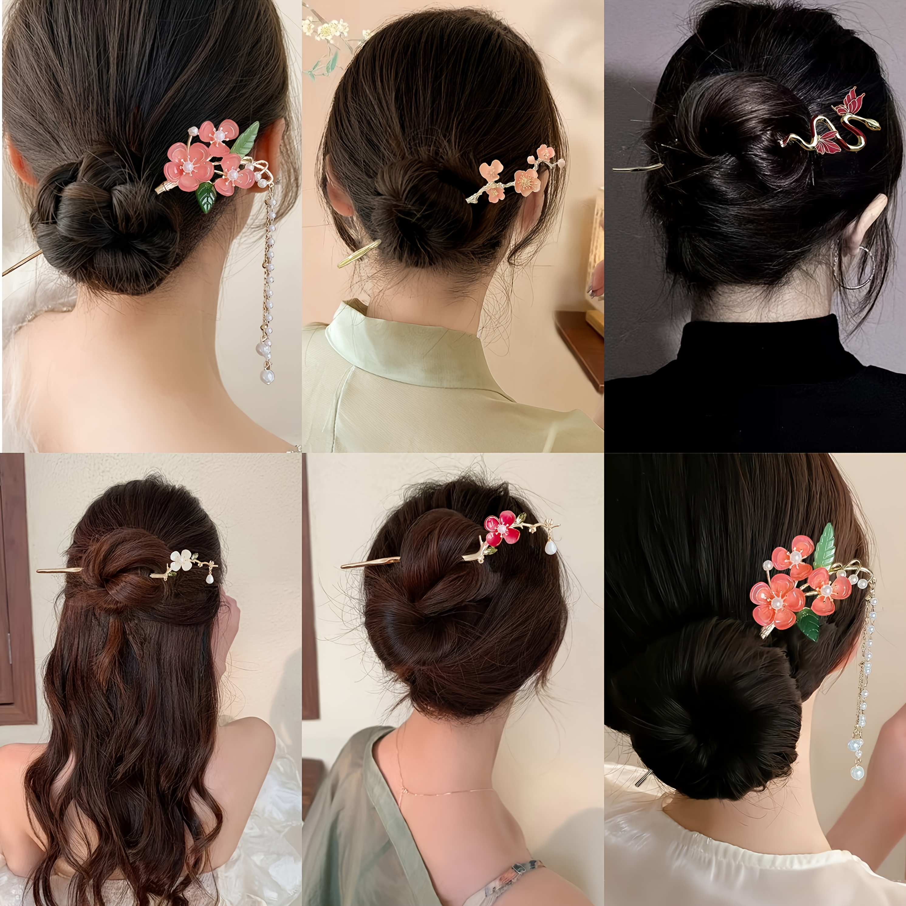 5pcs set of exquisite floral metal hairpins for women stylish and secure hair accessories   daily use parties festivals photoshoots ideal gift headwear festival headwear party hair decor delicate hair ornaments stylish hair jewelry durable hairpins fine   womens hairpins decorative hairpins trendy   fashionconscious women Product details 4
