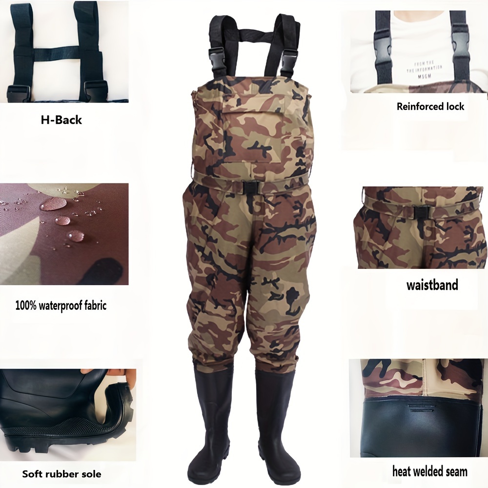 Camo Pattern Chest Waders