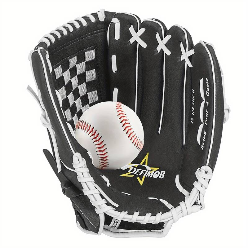 Baseball/Softball Glove For Kids, Youth & Adults - Beginner Training Glove, Left Hand Throw