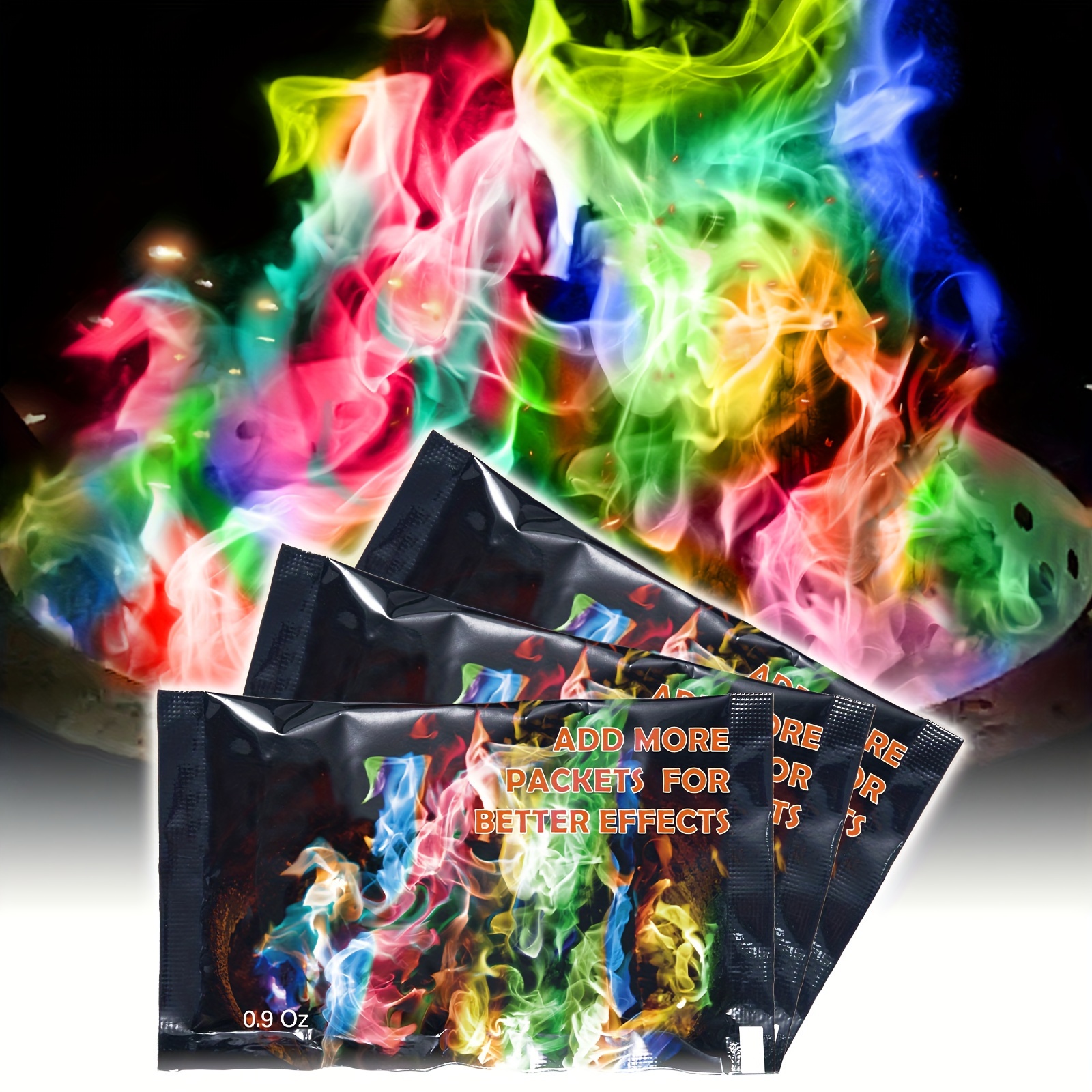 

50pcs Magic Campfire Fire Color Changing Packets Fire Pit, Fire Color Packets, Magical Color Fire Packets, Bonfire Color Changing Packets, Campfire Color Flame Packets