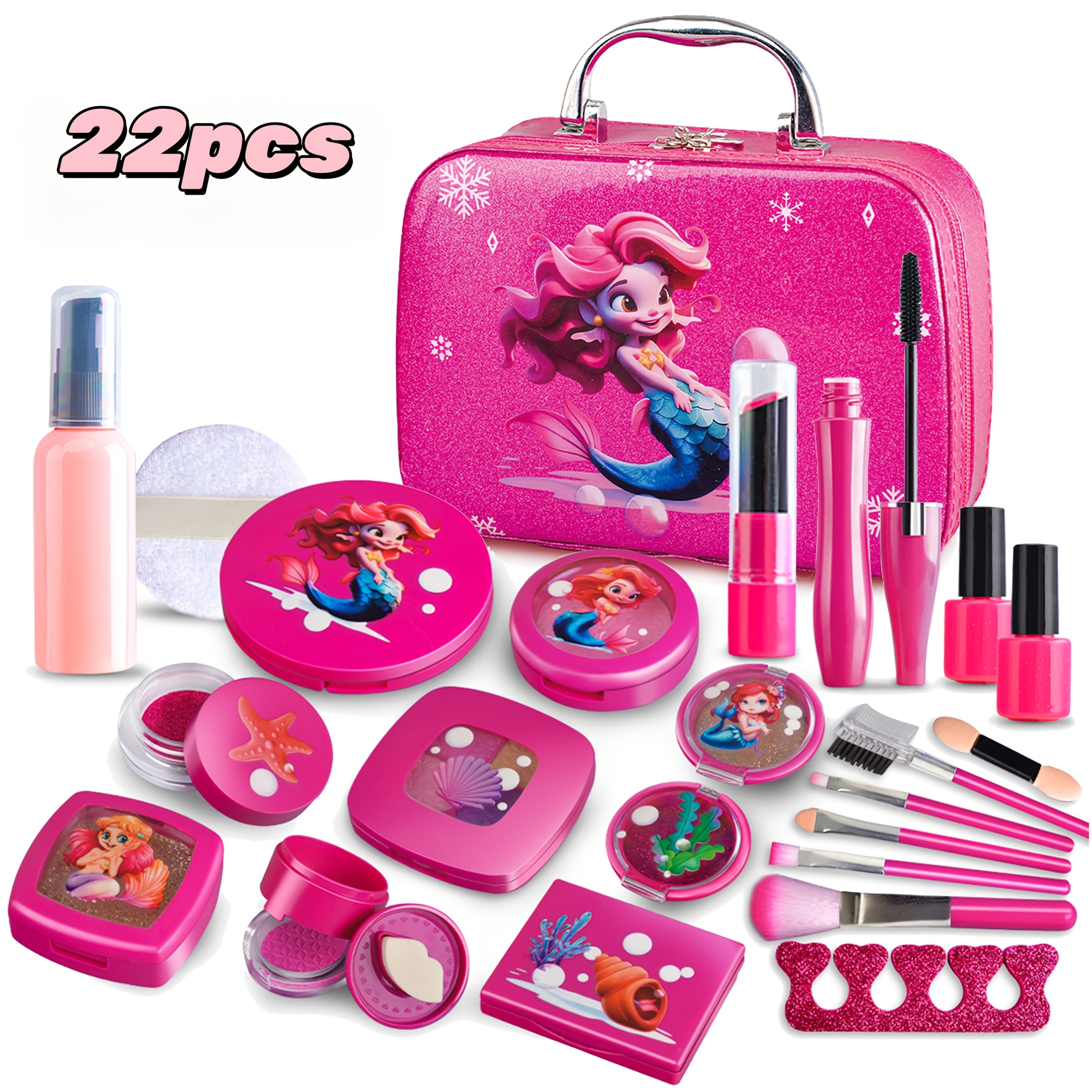 15 16 22pcs unicorn mermaid tail cosmetic set - Temu Oman