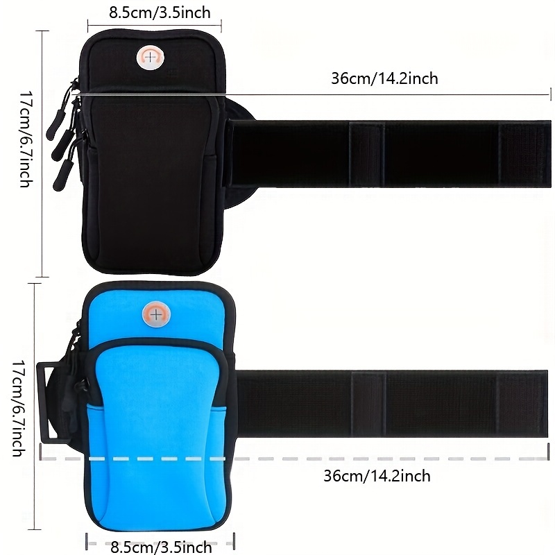Running Armband Phone Holder Bag Sports Gym Jogging Arm Band for 6.3/7in  Phon A7 