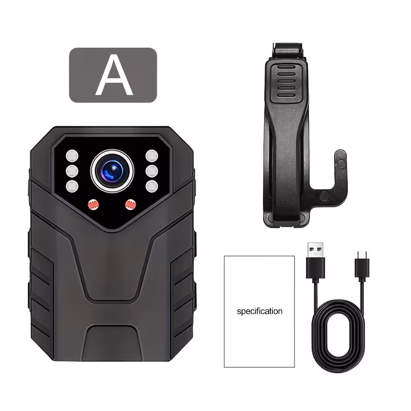 full hd portable camcorder outdoor dvr portable multifunctional chest mini camera body camera 2 0 inch hd screen with motion detection loop recording functions built in 1800mah battery standby time 8 Product details 1